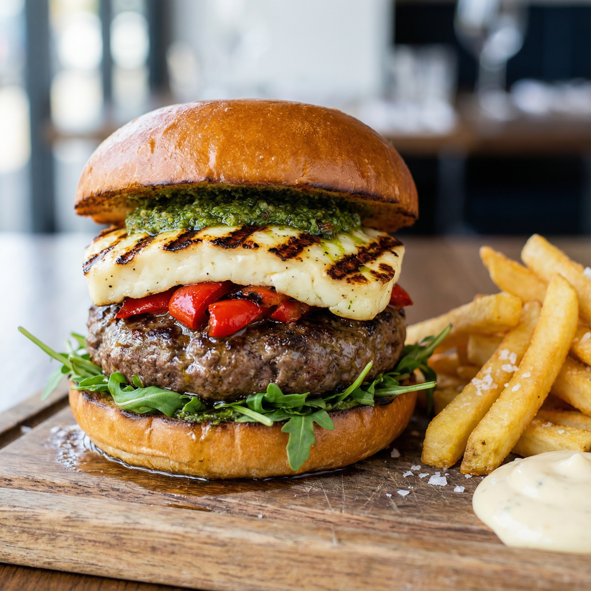 The Ultimate Grillaki Burger