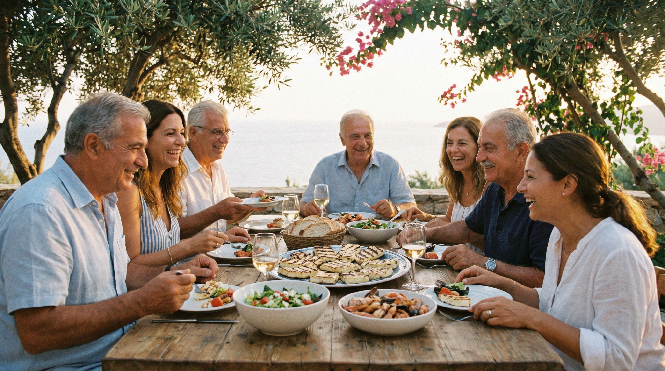 Family gathering with Grillaki